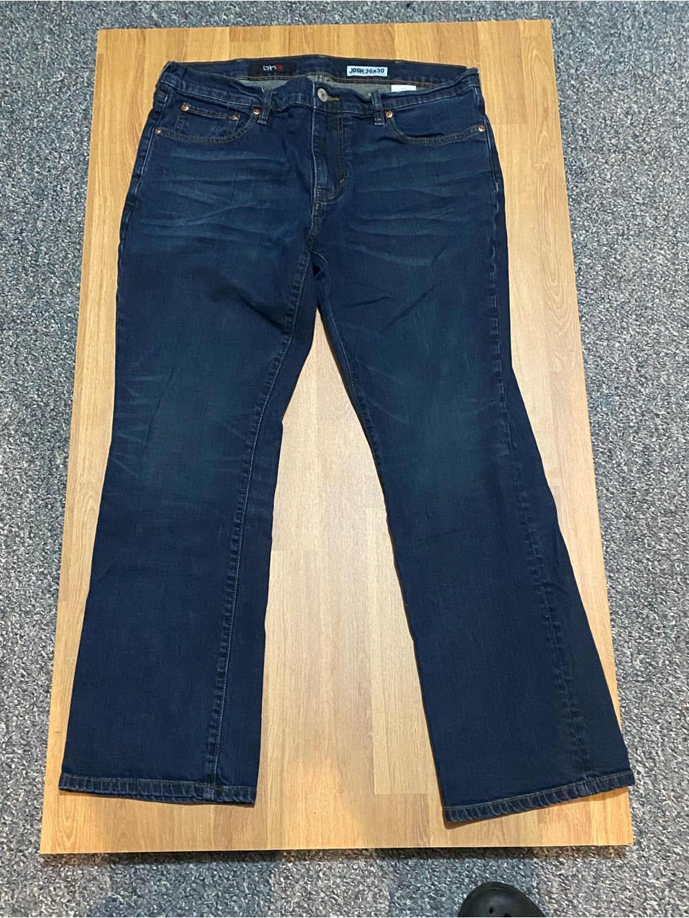 Men's Dark Blue Denim Jeans